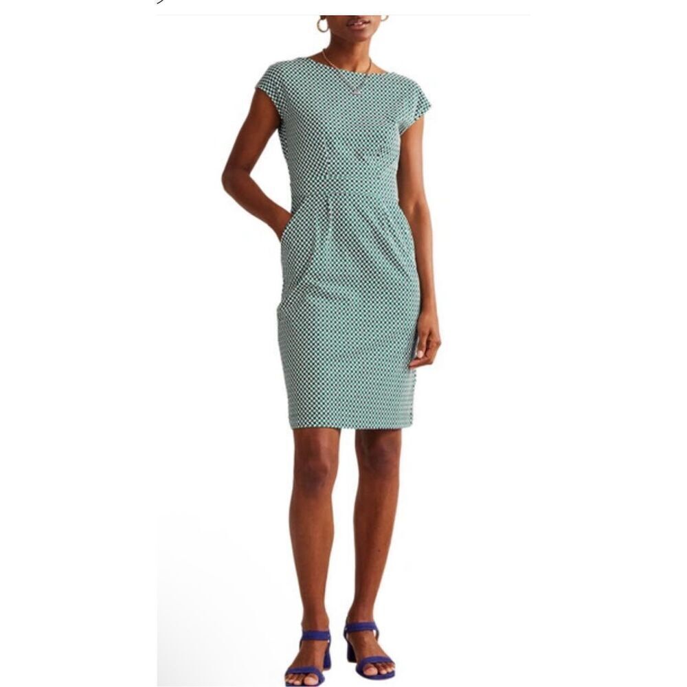 Boden Florric floral jersey dress 12L